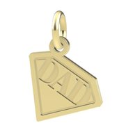 Pendentif Dédié in Or jaune CID 0289 GI - CID 0289 GI